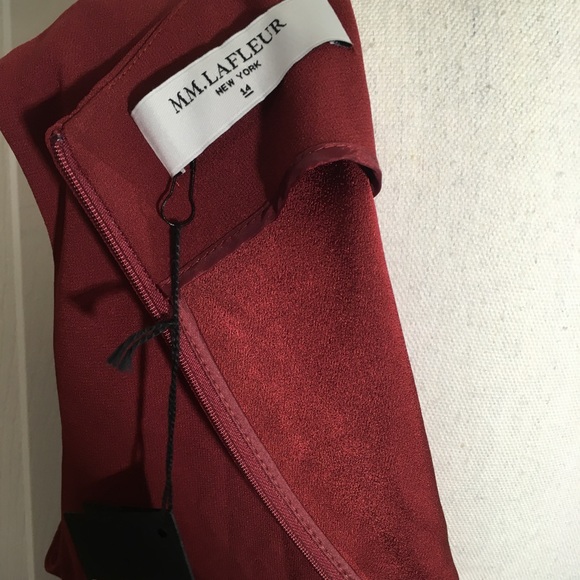 NWT MM Lafleur The Taylor 2.0 Dress Pomegranate - Picture 5 of 5